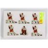 Image 1 : 1950'S DETROIT RED WINGS METAL TEAM SET