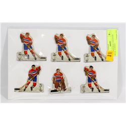 1950'S MONTREAL CANADIANS METAL TEAM SET
