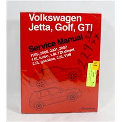 NEW VOLKSWAGON SERVICE MANUAL 1999-2002-ALL
