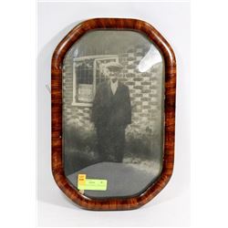 1900'S CONVEX DOME GLASS FRAME