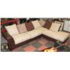 Image 1 : MULTITONE MICROFIBER SECTIONAL