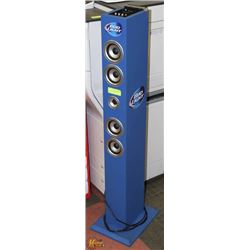 BUD LIGHT IPOD PLAYER & SPEAKER ON STAND