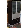 Image 1 : DESIGNER CABINET, 2 DRAWER, METAL ROLL-UP