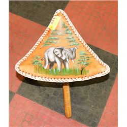LEATHER ELEPHANT STOOL