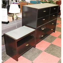 6 DRAWER DRESSER (51"X20"X43") W/ MATCHING NIGHT