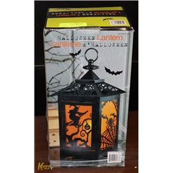HALLOWEEN LANTERN W/LED CANDLE