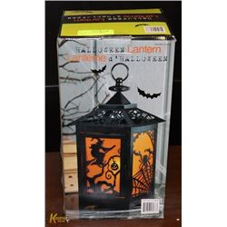 HALLOWEEN LANTERN W/LED CANDLE