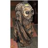 Image 1 : HAND CARVED WOOD HALLOWEEN  STATUE 32" TALL