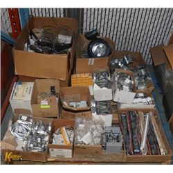 PALLET OF ELECTRICAL PARTS