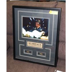 MATTED SCARFACE PICTURE WITH BULLETS 17" X 21"