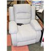 Image 1 : NEW GREY FABRIC ELECTRIC RECLINING CHAIR