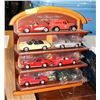 Image 1 : WOOD DISPLAY CASE 19" X 20" COMES WITH 8