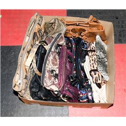 BOX W/13 PURSES - GENERAL, HOUSEHOLD