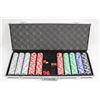 POKER SET LAS VEGAS WITH KEYS.