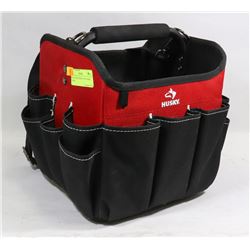 HUSKY TOOL CADDY WITH HARD FRAME