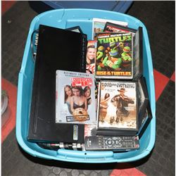 LOT OF 100 + DVD MOVIES WITH LG BLURAY PLAYER