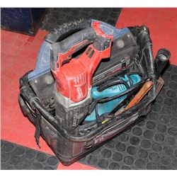TOOL BAG WITH POWER TOOLS NO CHARGER