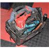 Image 1 : TOOL BAG WITH POWER TOOLS NO CHARGER