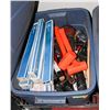 Image 1 : BIN OF HAMMERS, FILES AND PLIERS.