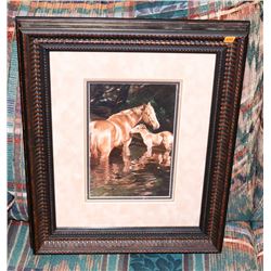HORSE WITH FOAL PICTURE