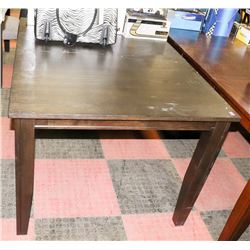 NEW WOOD TONE KITCHEN TABLE (48"X38"X30.5").
