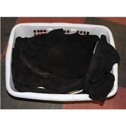 BASKET OF NEW LEATHER WELDING PROTECTIVE WEAR