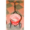 RED FERTILIZER SPREADER