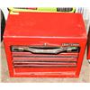 Image 1 : LARGE CRAFTSMAN RED TOOL BOX WITH CONTENTS