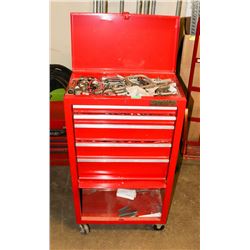 RED WATERLOO SERIES CLASSIC ROLLING TOOL BOX W/