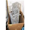 Image 1 : LOT OF 15 WIRE SHELVING FOR SLATWALL OR PEGBOARD