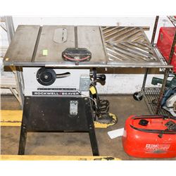 ROCKWELL/BEAVER TABLE SAW.