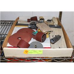 ASSORTMENT OF SANDING MATERIAL