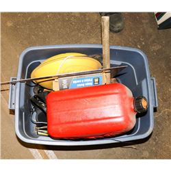 TUB FULL OF HAND TOOLS
