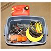 Image 1 : BLUE TUB ELECTRIC SANDER, BLACK AND DECKER DRILL