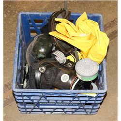 ASSORTED PROTECTION EQUIPMENT INCLUDING SCOTT FULL