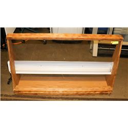 LARGE ILLUMINATED SIGN HOLDER w/PLEXI GLASS FRONT