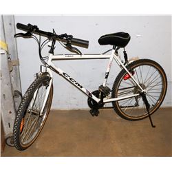 WHITE CCM HAWK MTN BIKE