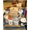 Image 1 : PALLET OF ADHESIVES AND MISC.