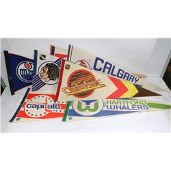 FLAT OF HOCKEY PENNANTS