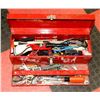 Image 1 : RED TOOL BOX WITH CONTENTS