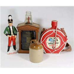 LOT OF 4 COLLECTIBLE DECANTERS