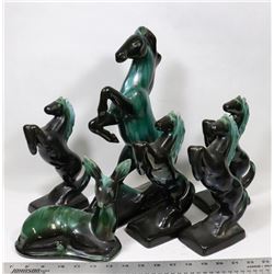 LOT OF 6 VINTAGE BLUE MOUNTAIN POTTERY