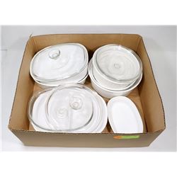 LOT OF 11 PIECES OF CORNING WARE