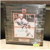 Image 1 : DAVE HUNTER SIGNED OILERS PHOTO FRAMED