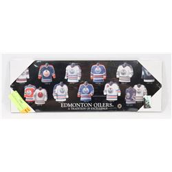 OILERS HISTORIC JERSEY PLAQUE