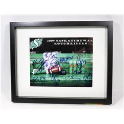 SASKATCHEWAN ROUGHRIDERS TEAM SIGNED PHOTO