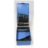 Image 1 : DRILL BIT SET / 1/16-1/2" X 1/64THS / WITH METAL