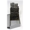 Image 1 : DRILL BIT SET / 1/16-1/2" X 1/64THS / WITH METAL