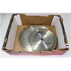 BOX OF 8  SAW BLADES / 10" - 12"
