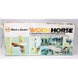 2 ADJUSTABLE BLACK & DECKER WORKHORSE PLATFORM